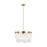 Sea Gull Lighting Mellita 6 Light Pendant, Satin Bronze/Satin - 5102506-848