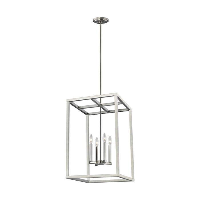 Sea Gull Lighting Moffet Street Medium 4 Light Hall/Foyer, Nickel - 5134504-962