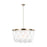 Sea Gull Lighting Mellita 8 Light Pendant, Satin Bronze/Satin - 5202508-848