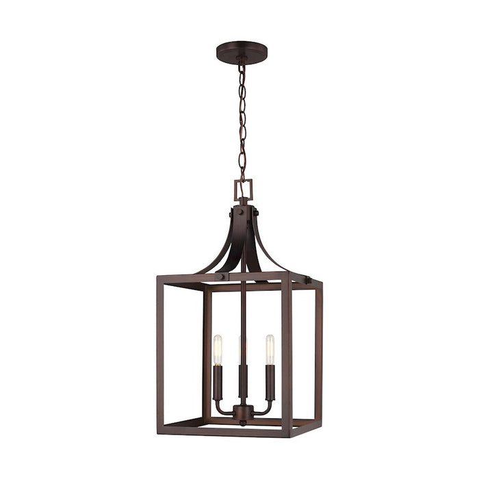 Sea Gull Lighting Labette 3 Light 12" Pendant, Bronze - 5240603-710