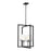 Sea Gull Lighting Mitte 4 Light 21" Pendant, Midnight Black/Clear - 5241504-112