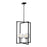 Sea Gull Lighting Mitte 4 Light 27" Pendant, Midnight Black/Clear - 5341504-112