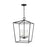 Sea Gull Lighting Dianna 4 Light Medium Lantern, 60W, Midnight - 5392604-112