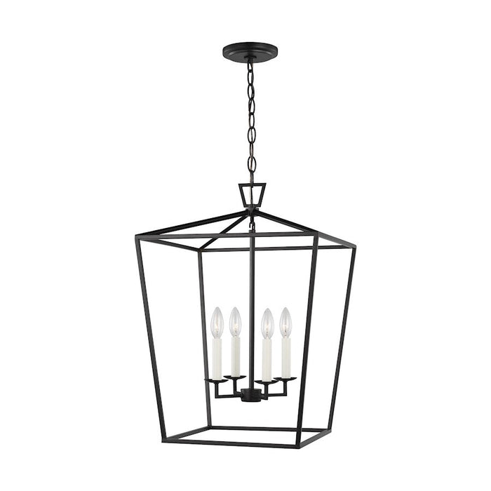 Sea Gull Lighting Dianna 4 Light Medium Lantern, 60W, Midnight - 5392604-112