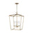 Sea Gull Lighting Dianna 4 Light Medium Lantern, 60W, Satin Bronze - 5392604-848