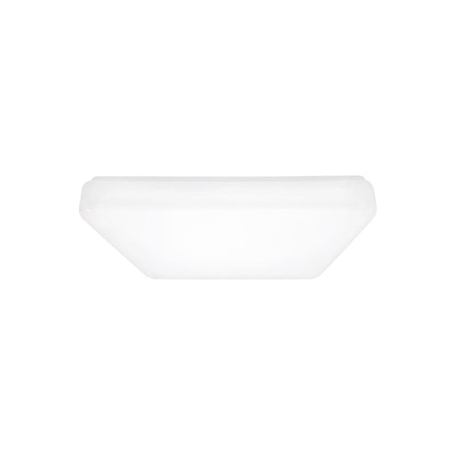 Sea Gull Lighting Vitus Small LED Square Flush, White - 5576093S-15