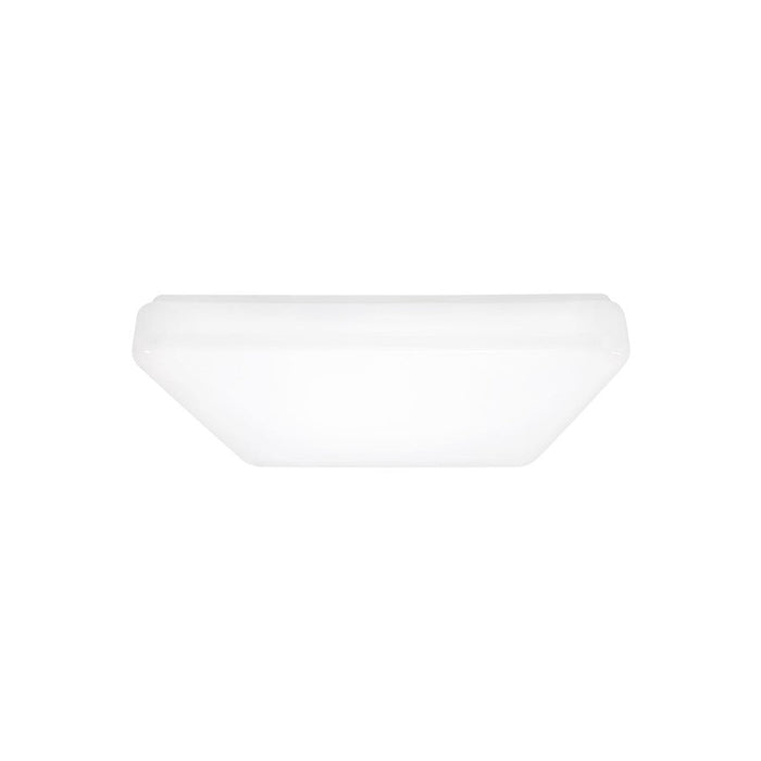 Sea Gull Lighting Vitus Small LED Square Flush, White - 5576093S-15