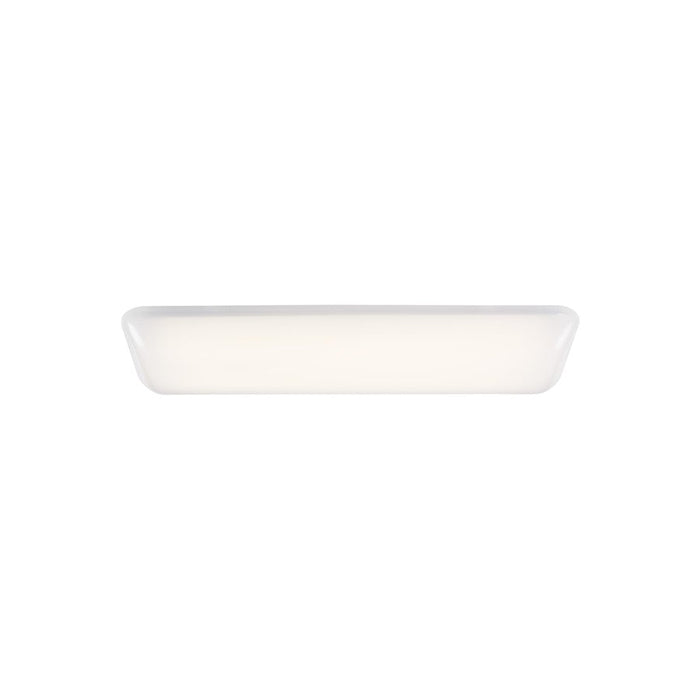 Sea Gull Lighting Kolmar 2 Foot LED Ceiling Flush Mount, White - 5727093S-15