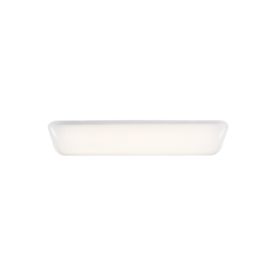 Sea Gull Lighting Kolmar 2 Foot LED Ceiling Flush Mount, White - 5727093S-15