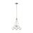 Sea Gull Lighting Bronzeville 1 LT Pendant, Nickel/Clear - 6514301-962