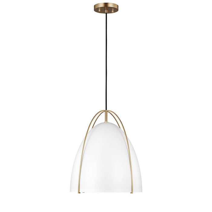 Sea Gull Lighting Norman 1 Light Pendant, Satin Bronze - 6551801-848