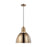 Sea Gull Lighting Willamette 1 Light Medium Pendant, Satin Bronze - 6680301-848