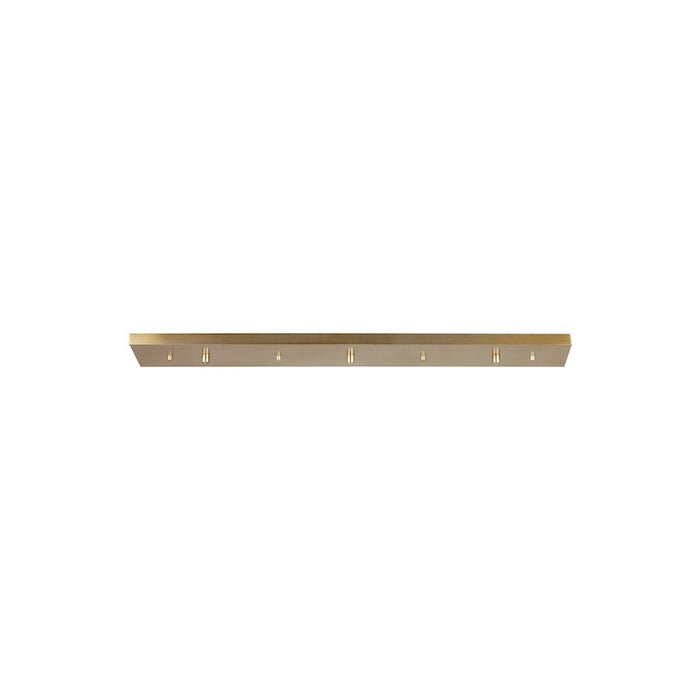 Sea Gull Multi-Port Canopy 3 Light Linear Canopy, Satin Brass - 7449603-848