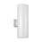 Sea Gull Lighting Cylinders LG 2 Light Outdoor Wall, White/Tempered - 8313902-15