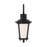 Sea Gull Cape May Large 1 Light Outdoor Wall Lantern, Black/White - 88242-12