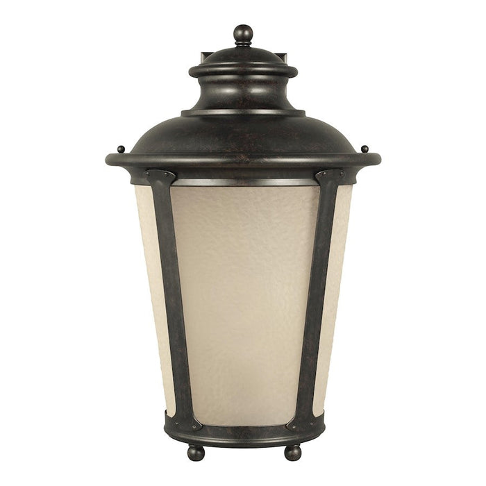 Sea Gull Cape May XL 1 Light Outdoor Wall Lantern, Iron/Amber - 88244-780