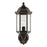 Sea Gull Sevier Medium 1Up Light Outdoor Wall Lantern, Bronze/Clear - 8838701-71