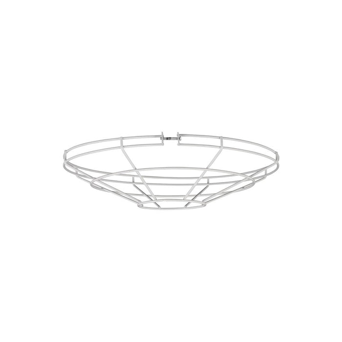 Sea Gull Lighting Barn Light Outdoor 14" Cage, White - 97374-15