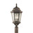 Sea Gull Lighting Martinsville 3-LT Outdoor Post Lantern, Bronze/Seed - OL5907CB