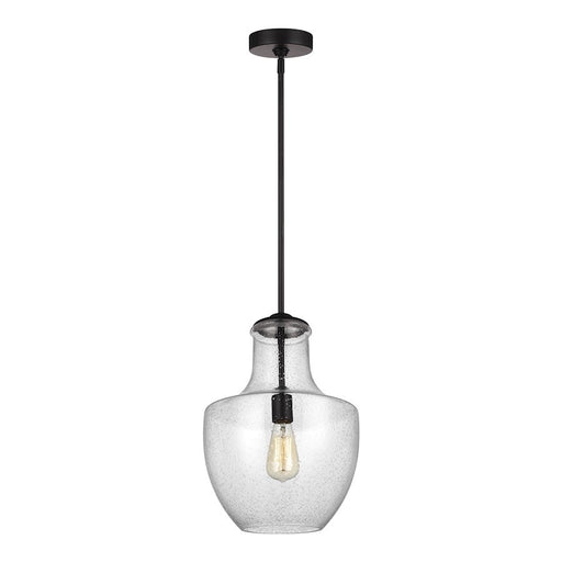 Sea Gull Lighting Baylor 1 Light Pendant, Oil Rubbed Bronze/Seeded - P1461ORB