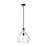 Sea Gull Lighting Zola 1 Light Pendant, Oil Rubbed Bronze/Clear - P1483ORB