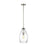 Sea Gull Lighting Marino 1 LT Pendant, Satin Nickel/Clear - P1484SN