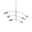 Sonneman Movile 6 Light LED Pendant, Satin Black - 1773-25