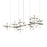 Sonneman Nebula Zig Zag LED Pendant, Satin Nickel - 2067-13