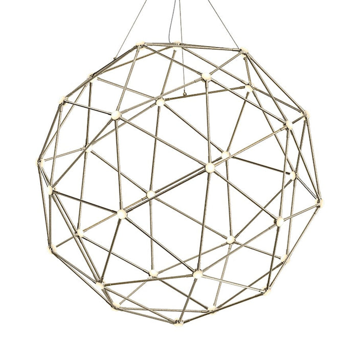 Sonneman Constellation Hedron 40 Light LED Pendant, Satin Nickel - 2170-13W