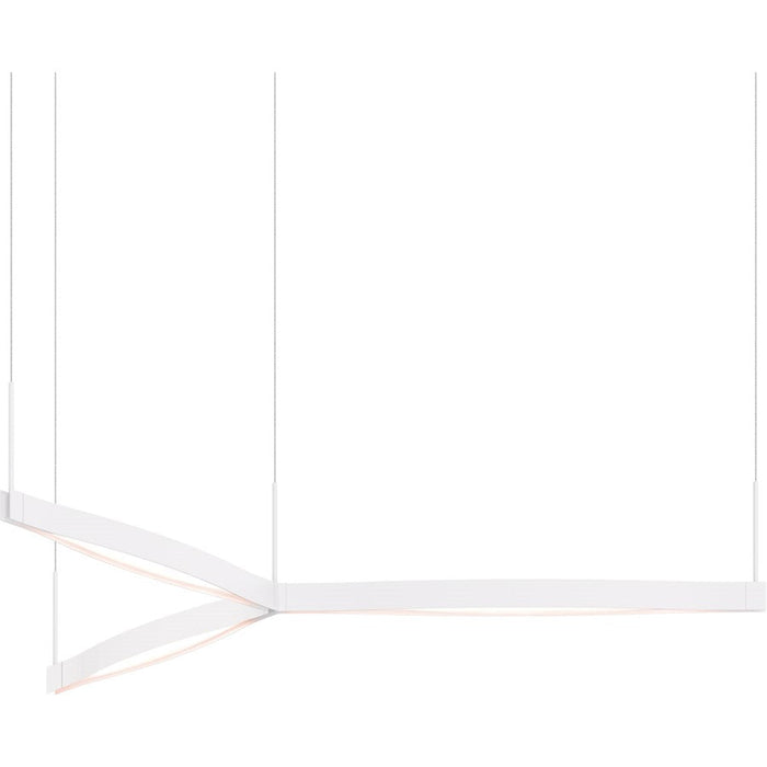 Sonneman Ola Tri-Star LED Pendant, Satin White - 22QWCT01120PHA