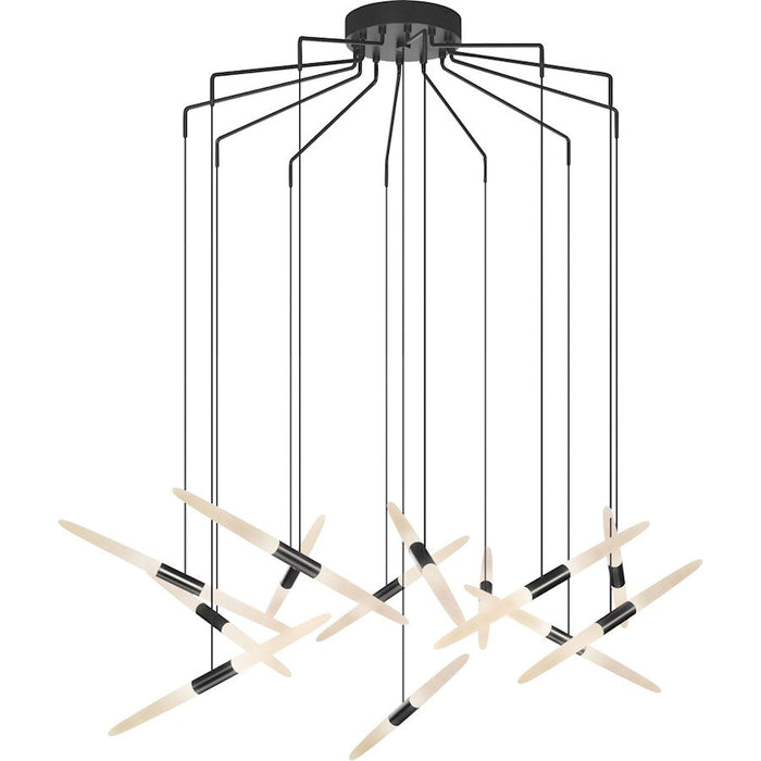 Sonneman Ballet Spreader LED Pendant, Frosted Shade