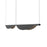 Sonneman Tela LED Double Pendant, Satin Black - 3122-25