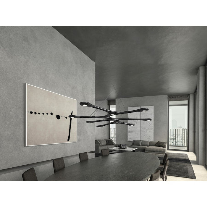 Sonneman Abstraction 8 Light Linear LED Pendant