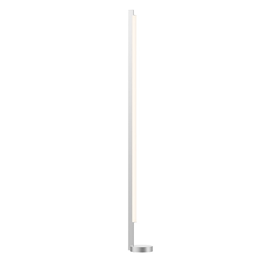 Sonneman Keel LED Floor Lamp, Bright Satin Aluminum - 3820-16