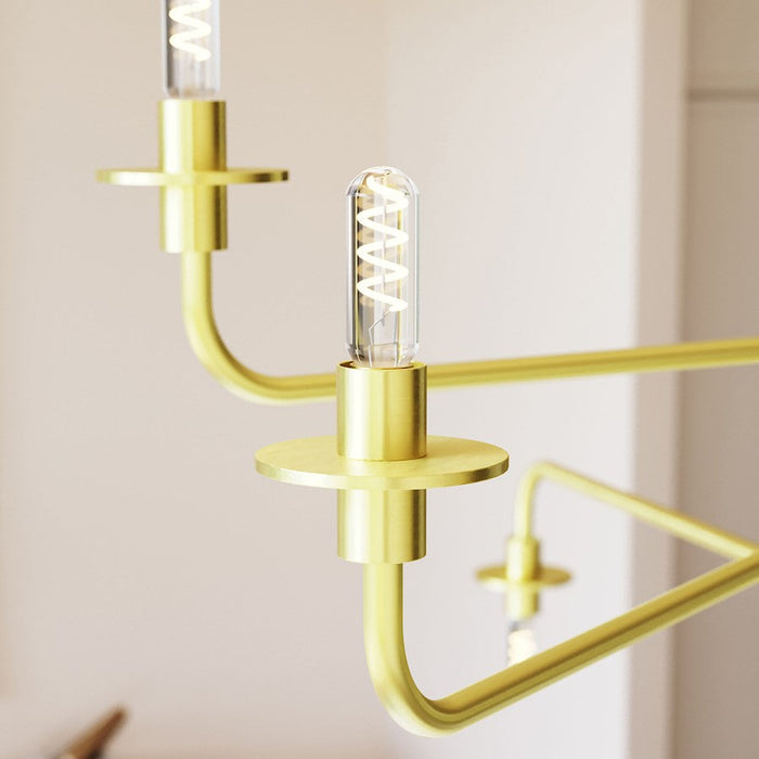 Sonneman Atelier Pendant, Satin Brass