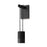 Sonneman Suspenders Mini Wall Sconce/Snoot Flood Lens, Satin Black - SLS0219