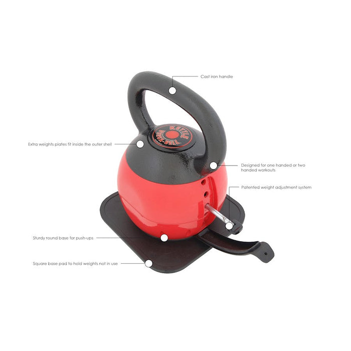 Stamina 36 lb. Adjustable Kettle Versa-Bell - 05-3036