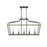 Savoy House Danbury 5 Light Outdoor Linear Chandelier, Weathervane