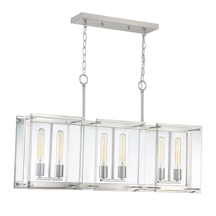 Savoy House Prescott 6 Light Linear Chandelier