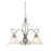 Savoy House Polar 3 Light Chandelier, Pewter - 1-100-3-69