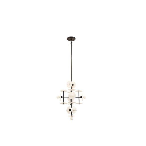 Savoy House Amani 9 Light Pendant, Black Cashmere - 1-1590-9-50