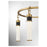 Savoy House Abel LED Chandelier, Black/Brass/White Opal
