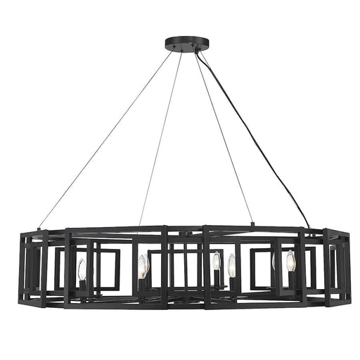 Savoy House Radcliffe 8 Light Chandelier, Matte Black - 1-1675-8-89