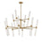 Savoy House Arlon LED Chandelier, Warm Brass/Bubble