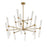 Savoy House Arlon LED Chandelier, Warm Brass/Bubble