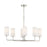 Savoy House Powell 6 Light Linear Chandelier, Polished Nickel - 1-1756-6-109