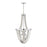 Savoy House Contessa Â Chandelier, Chrome/Wooden Beads