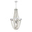 Savoy House Contessa Â Chandelier, Chrome/Wooden Beads