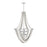 Savoy House Contessa Â Chandelier, Chrome/Wooden Beads