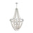 Savoy House Contessa Â Chandelier, Chrome/Wooden Beads